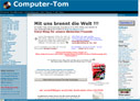 Besuchen Sie die Site of the day: Computer Tom
